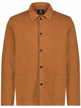 American Heritage Orange Birdseye Sweater Cardigan